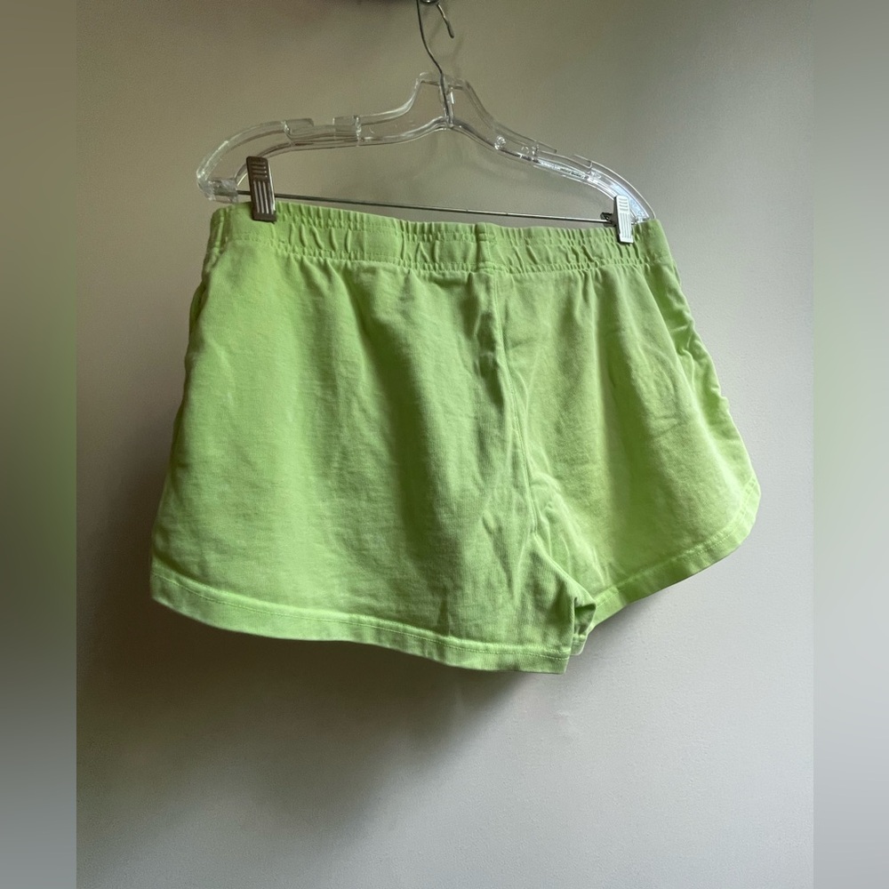 Nike Lime Green Shorts With Logos Size Medium - Picture 9 of 12